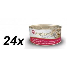 Applaws mokra karma dla kota Chicken Breast & Duck 24 x 70g