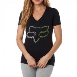 FOX T-shirt damski Phoenix V Neck Ss Tee XS czarny