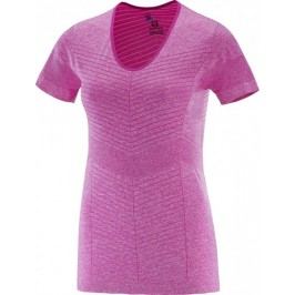 Salomon Elevate Seamless Ss Tee W Rose Violet XS