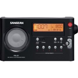 Sangean przenośne radio PR-D7, czarny