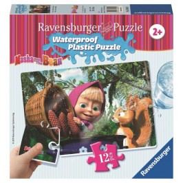 Ravensburger Puzzle Masza i Niedźwiedź, Wiewiórka, 12 el.