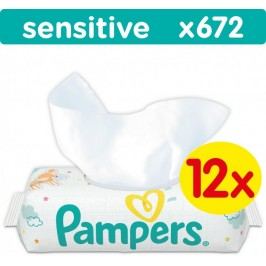 Pampers Chusteczki pielęgnacyjne Sensitive 12x56 szt.
