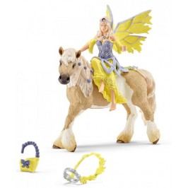 Schleich Elf Sera w odświętnym stroju na koniu
