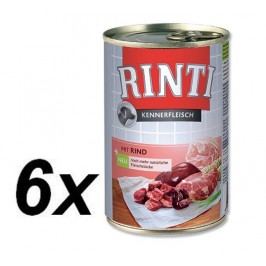 RINTI mokra karma dla psa Pur Kennerfleisch Wołowina 6x400g