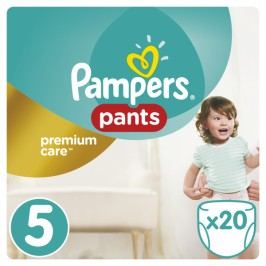 Pampers Premium Care Pieluchomajtki, Rozmiar 5, Junior, 20 szt.