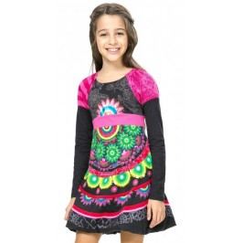 Desigual sukienka dziewczęca 104 wielokolorowy