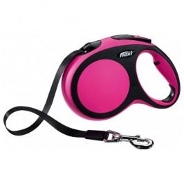 Flexi smycz New Comfort L taśma 8m/50kg różowa