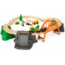 Brio Kolejka Drewniana BRIO - Zestaw Praca w lesie 33789