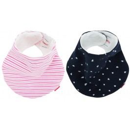 BeeMy Śliniaczki Baby Pink & Hearts