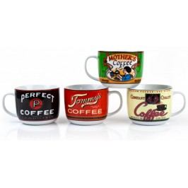 Banquet Kubki Retro Coffee 730 ml, 4 szt